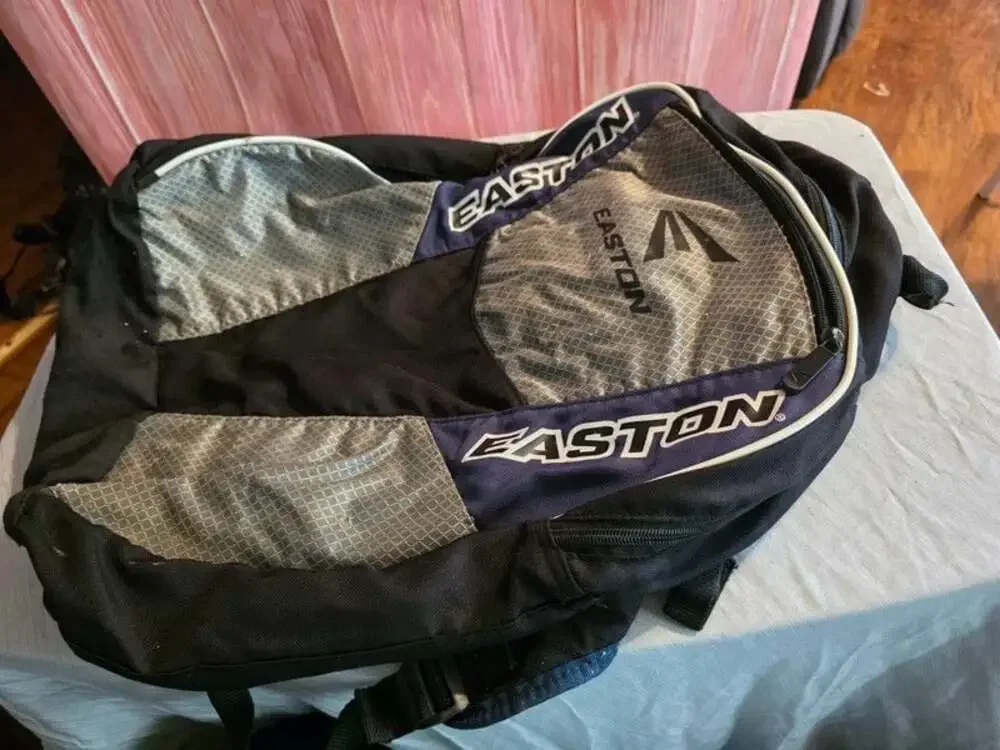 Easton Baseball / Softball Equipment Backpack - Black & Navy Blue